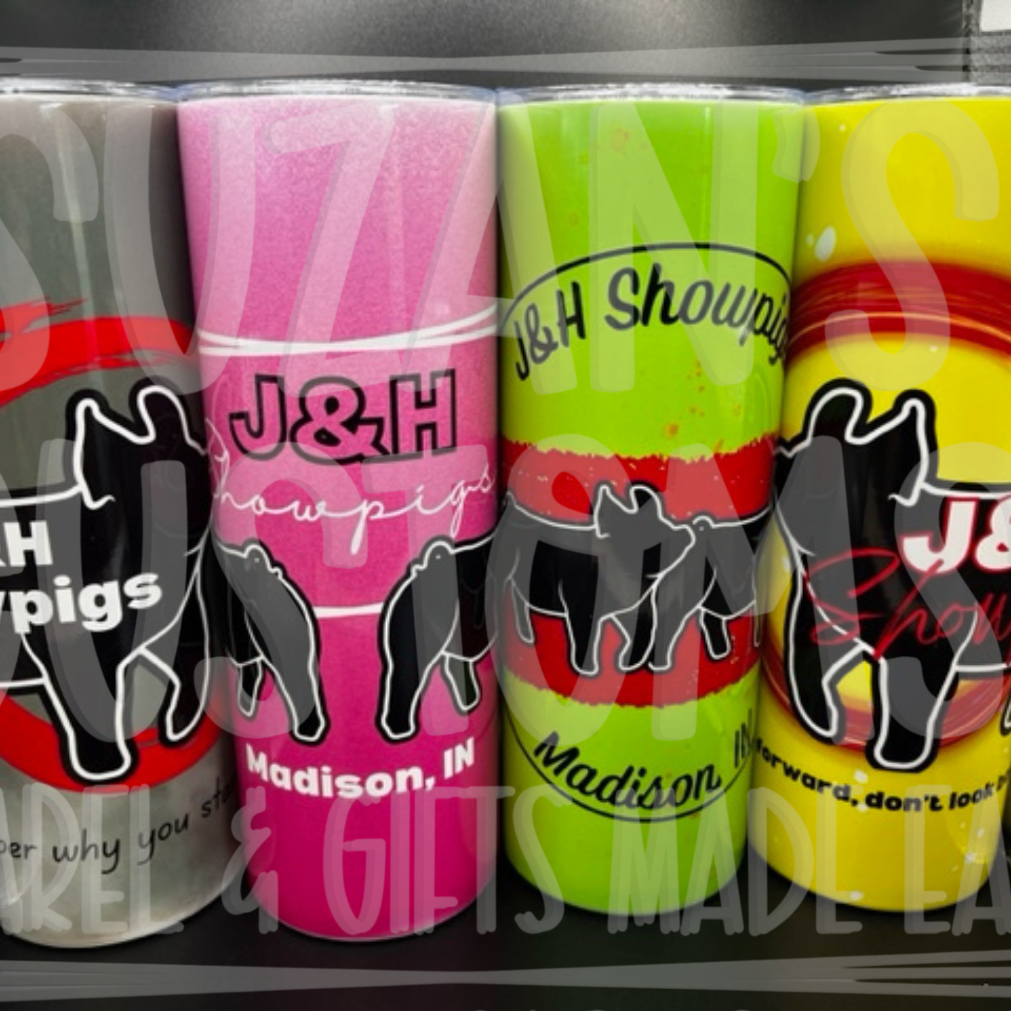 J&amp;H Showpig Tumblers