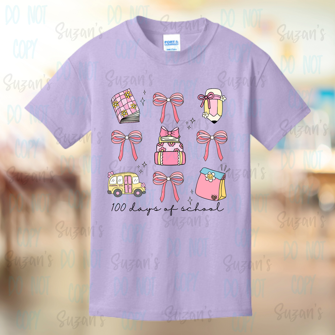 100 Days of School - Bows and Flowers