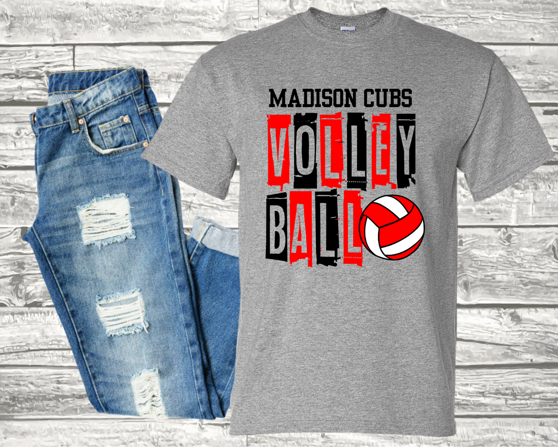 Madison Cubs Volleyball Stacked