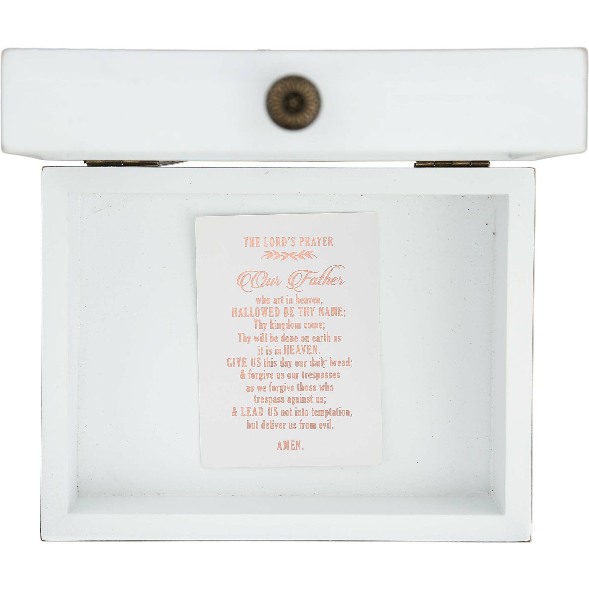 The Lord - 6.5" x 5" Prayer Box with Photo Frame