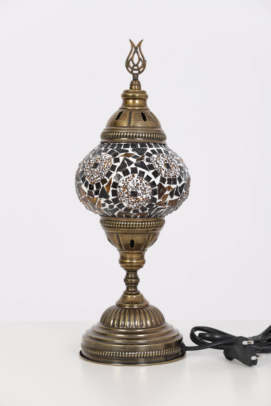 Turkish Standart Mosaic Lamps: Multicolor Flowers