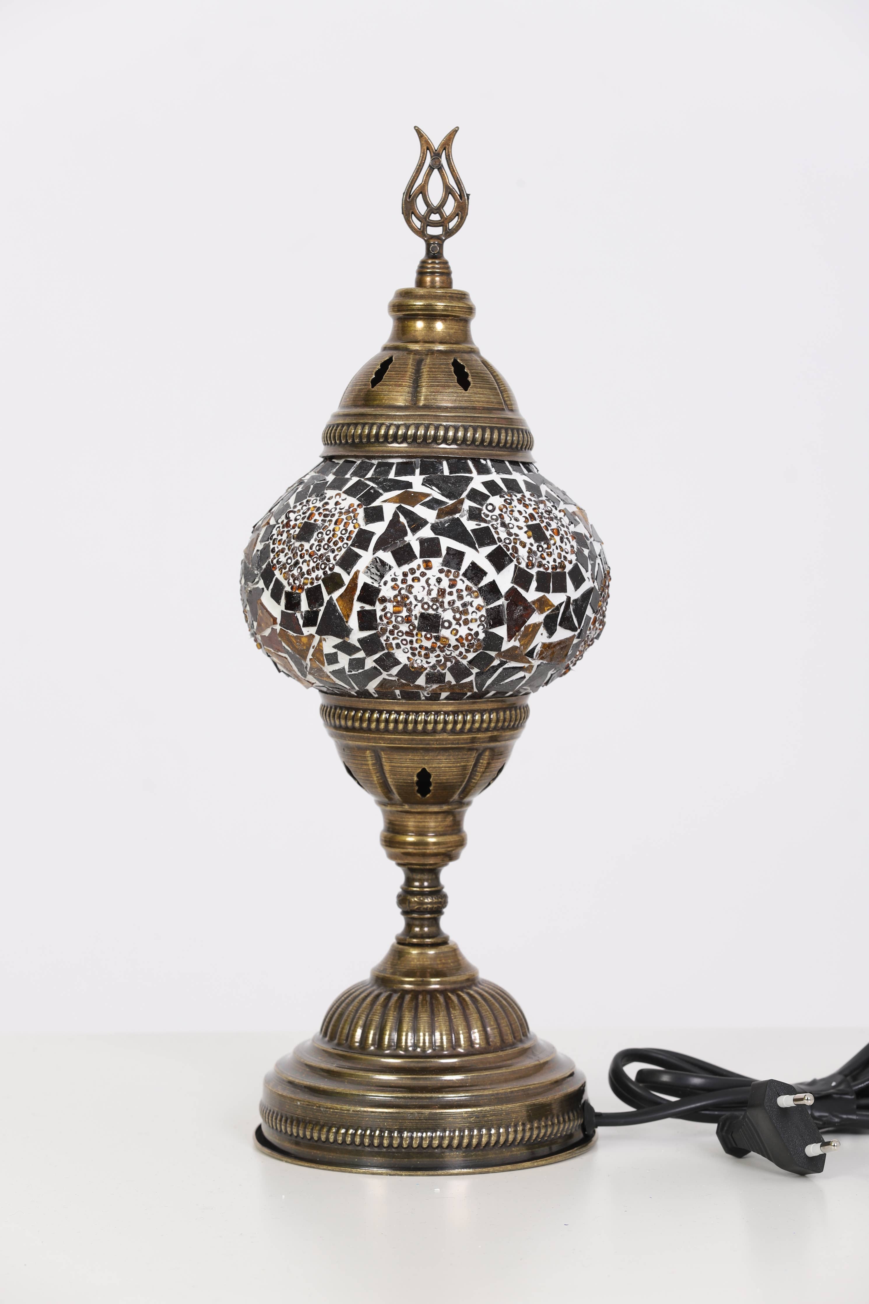 Turkish Standart Mosaic Lamps: Multicolor Flower