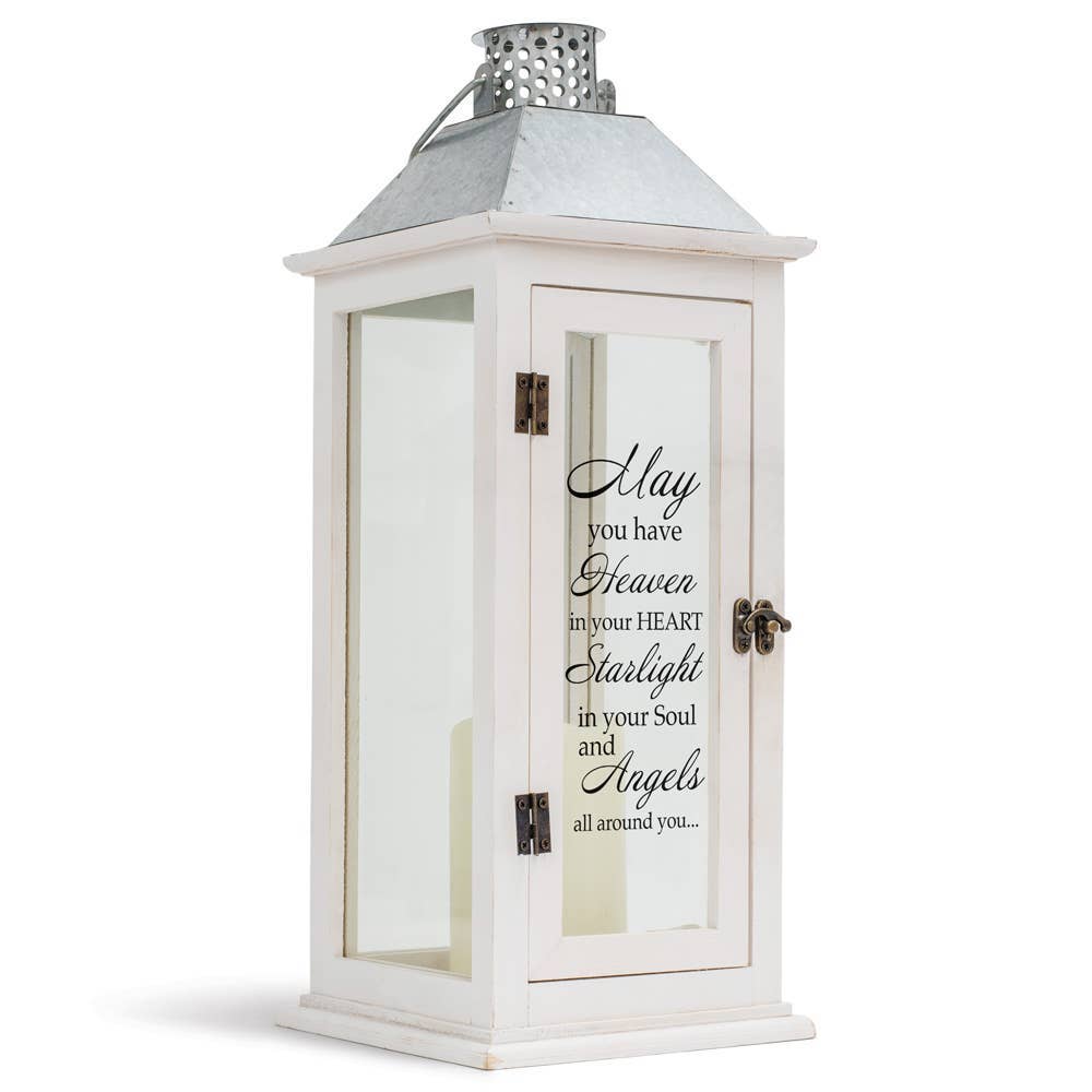 MAY YOU HAVE HEAVEN IN YOUR HEART LANTERN