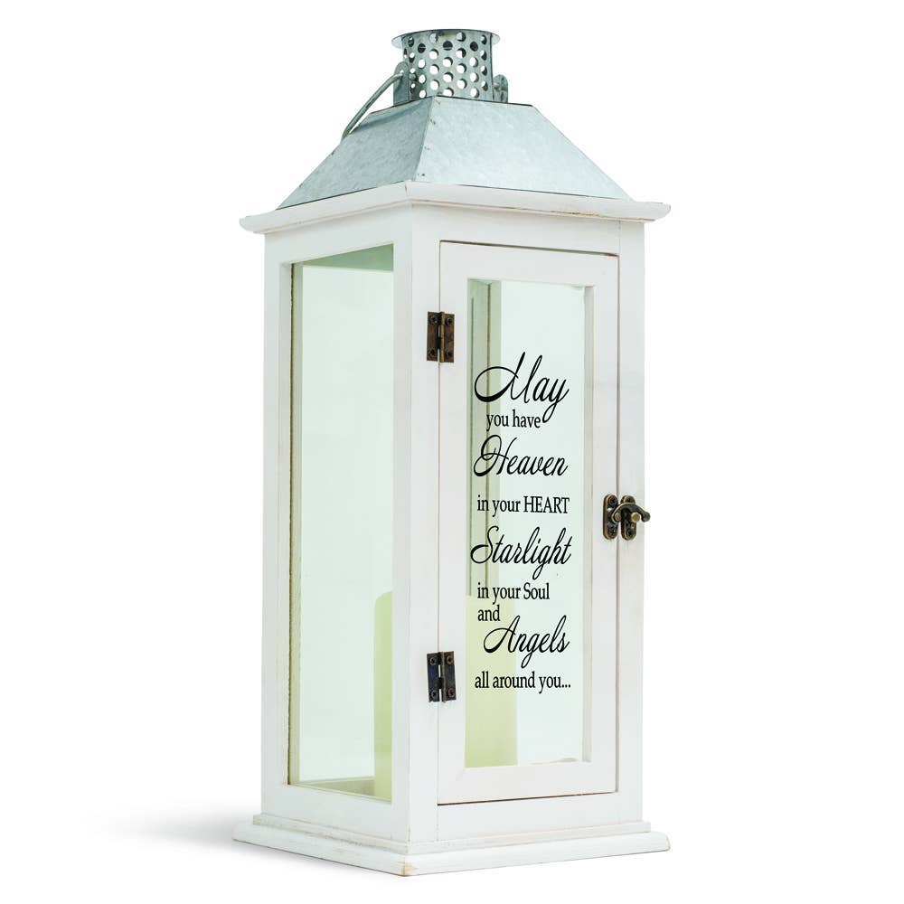 MAY YOU HAVE HEAVEN IN YOUR HEART LANTERN