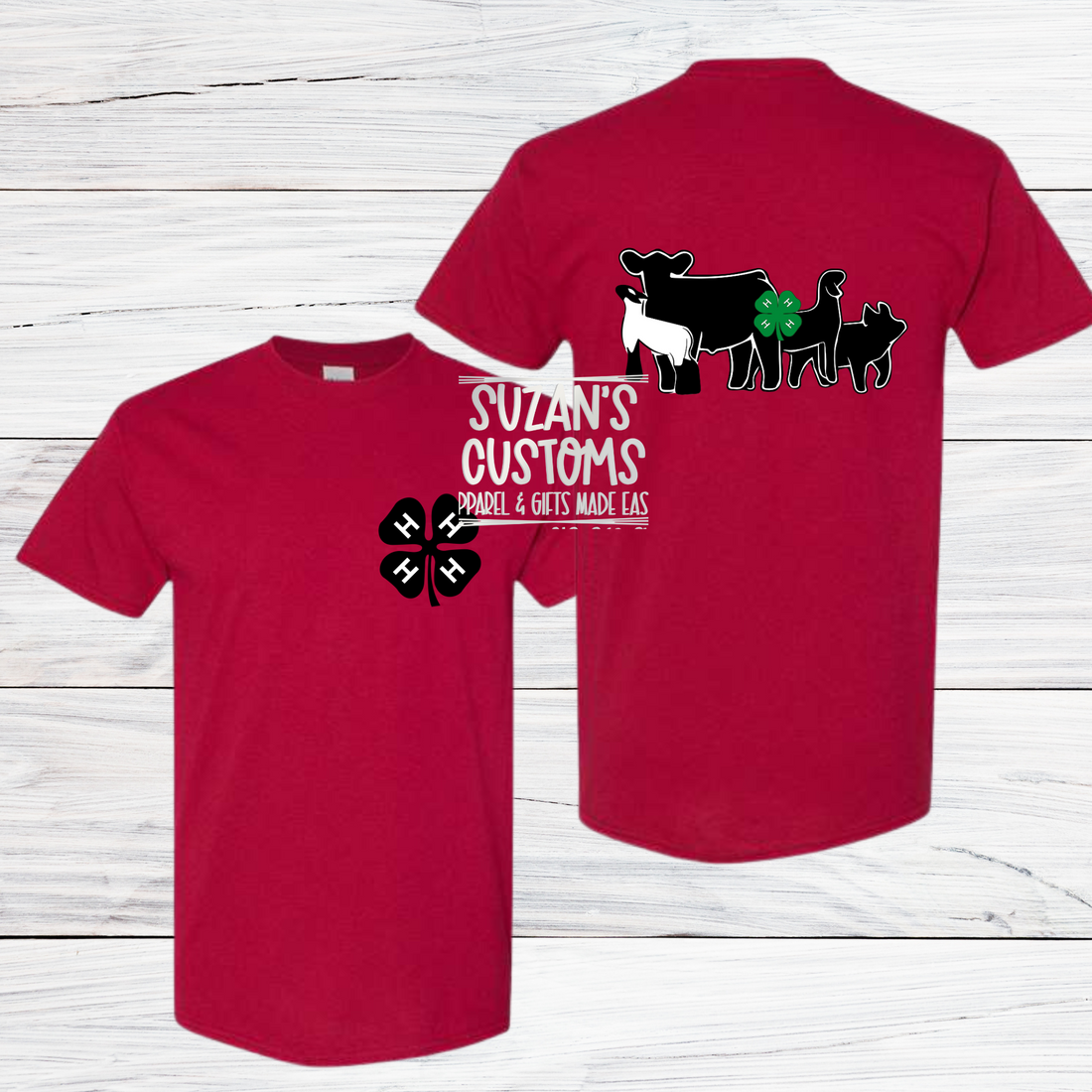 4H Livestock Tee