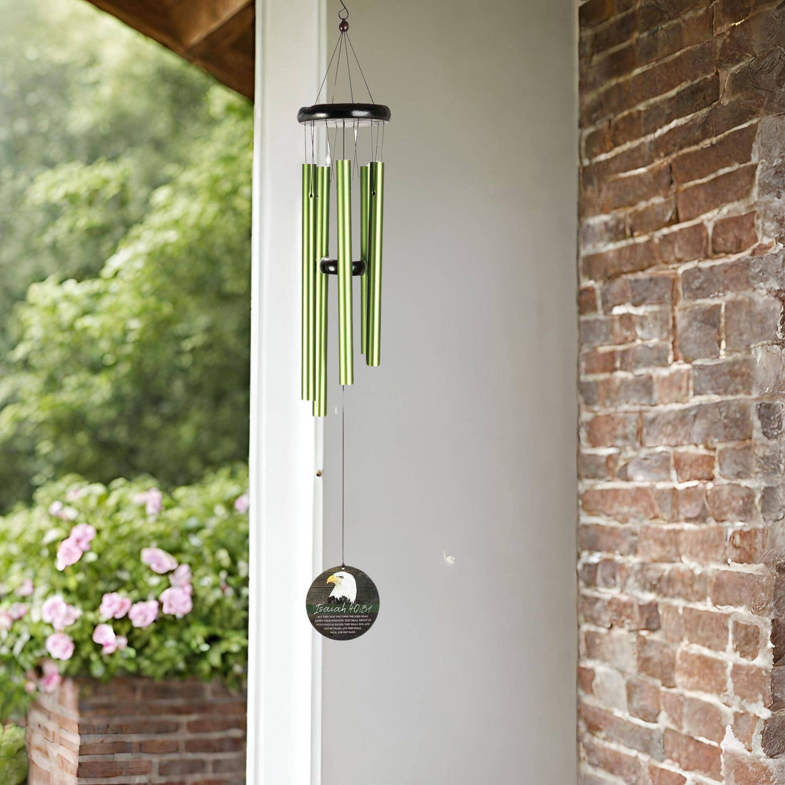 🍗WINDCHIME EAGLE ISAIAH 40:31 35"