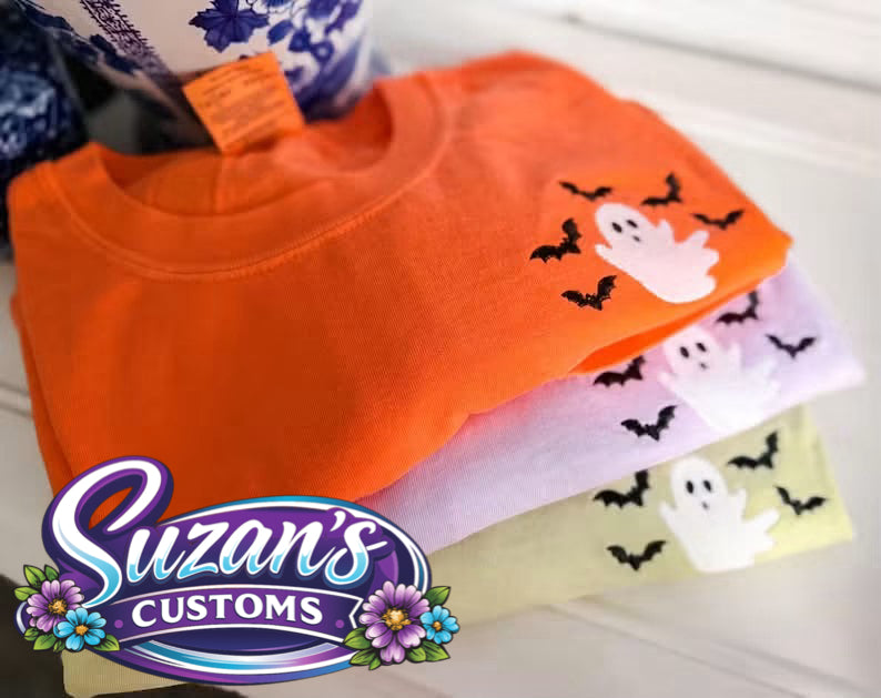 Ghost Embroidered Pocket Tee