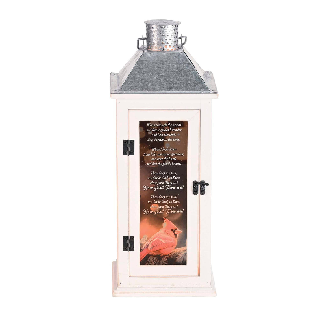 Lantern How Great Thou Art Cardinal 17H