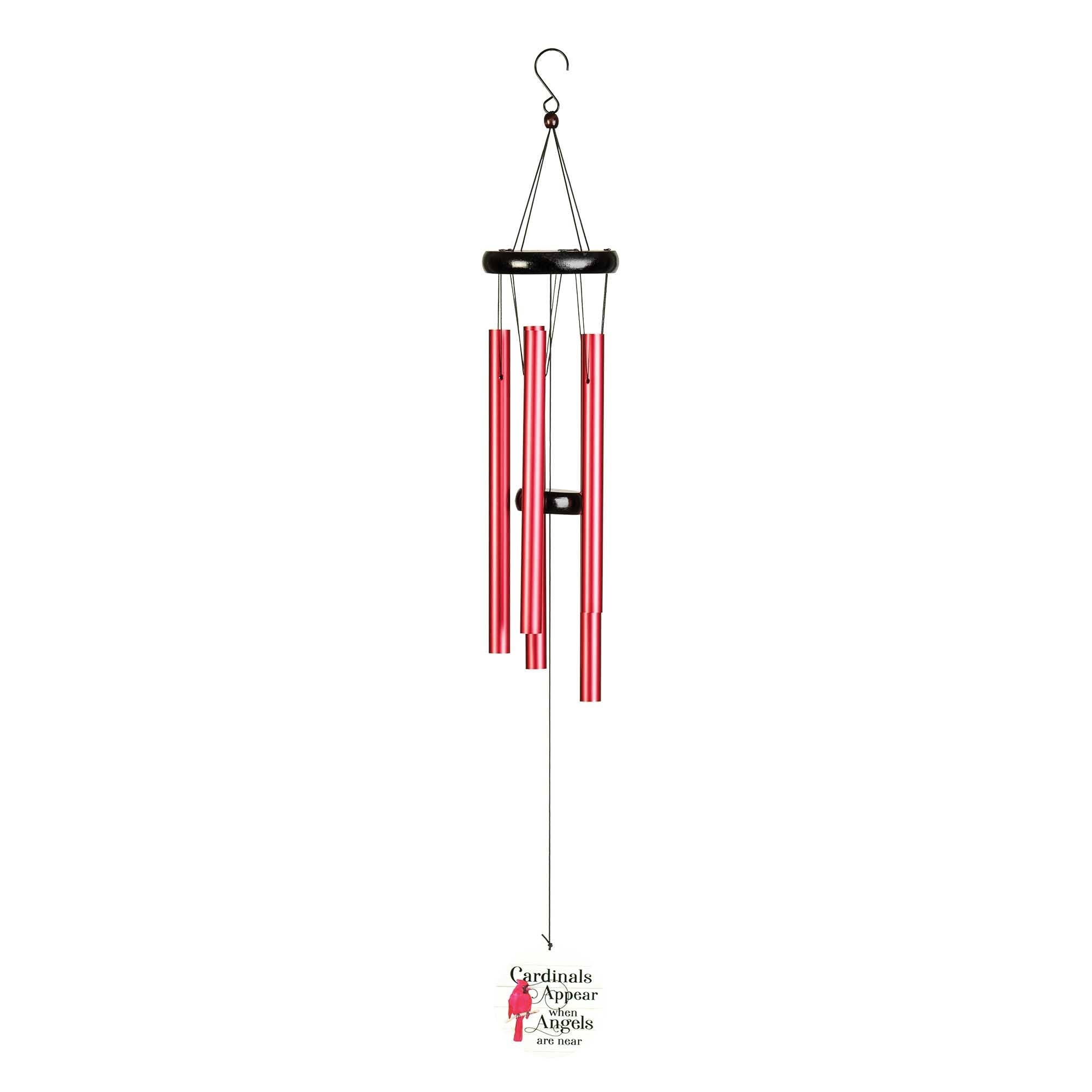 WINDCHIME CARDINALS APPEAR 35"