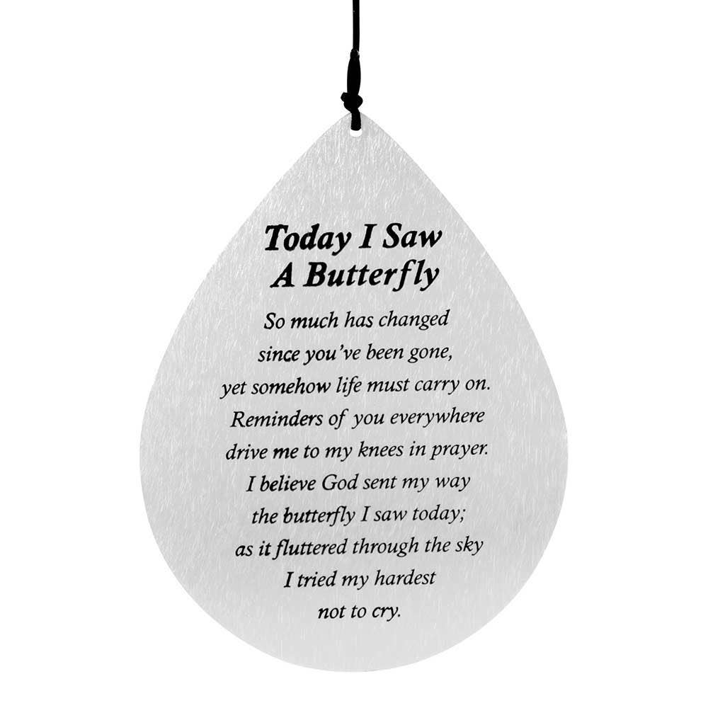 I Saw A Butterfly Aluminium Wind Chime