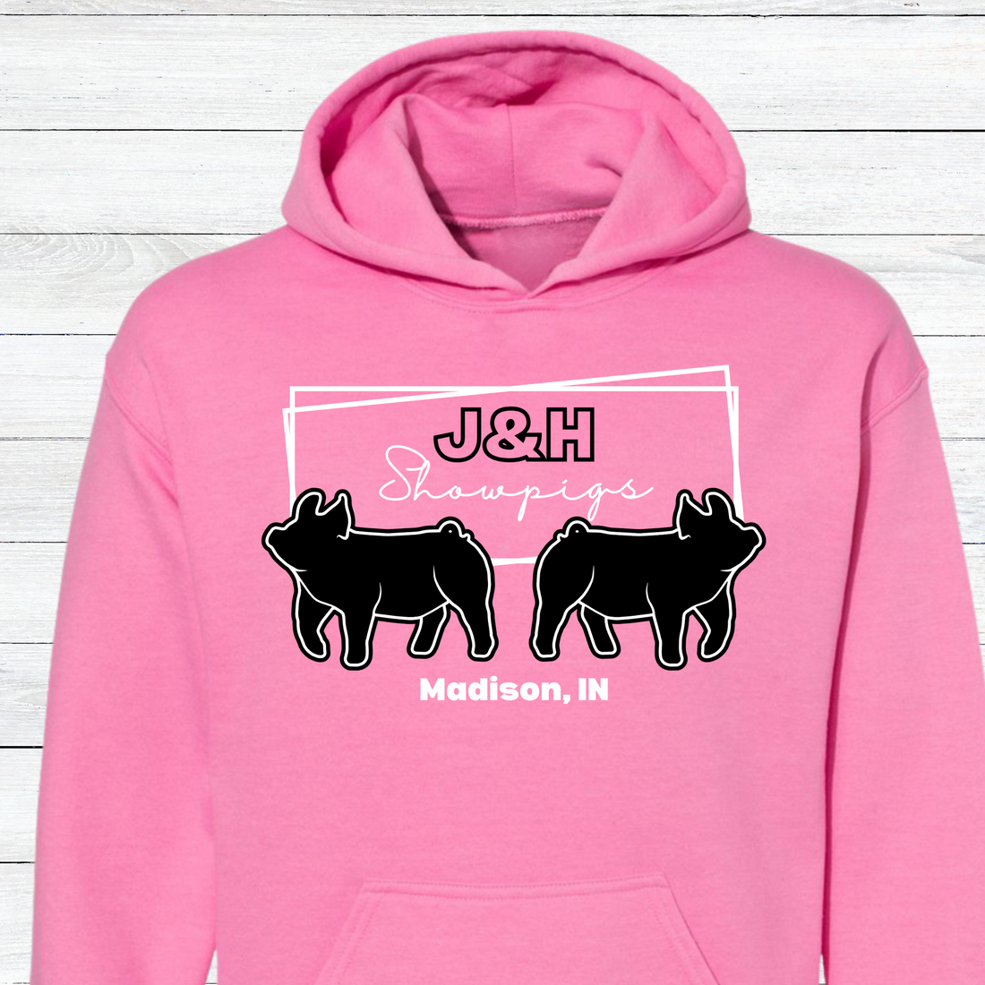 J&H Showpigs.2 HOODIE