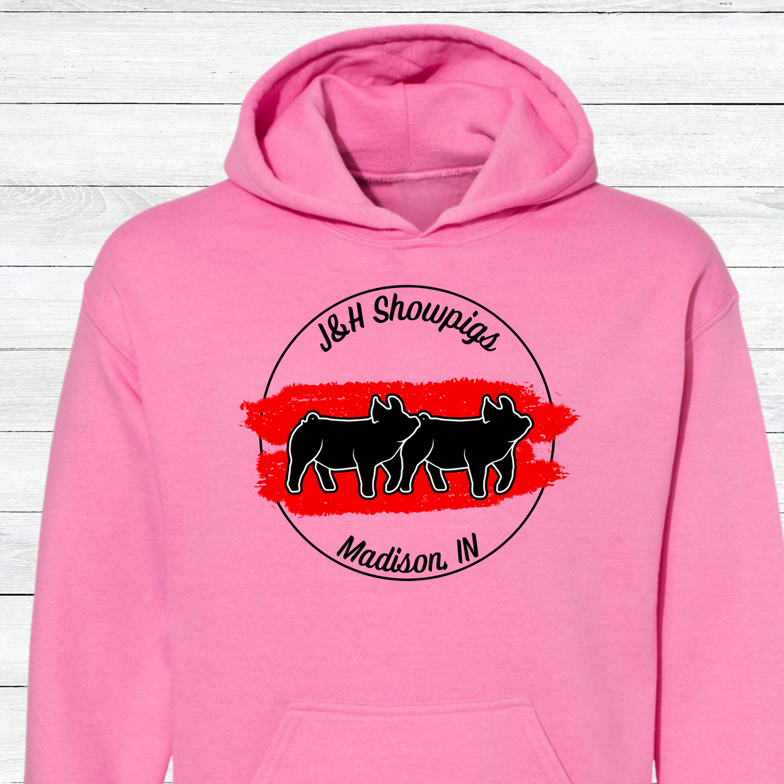 J&H Showpigs.4 HOODIE