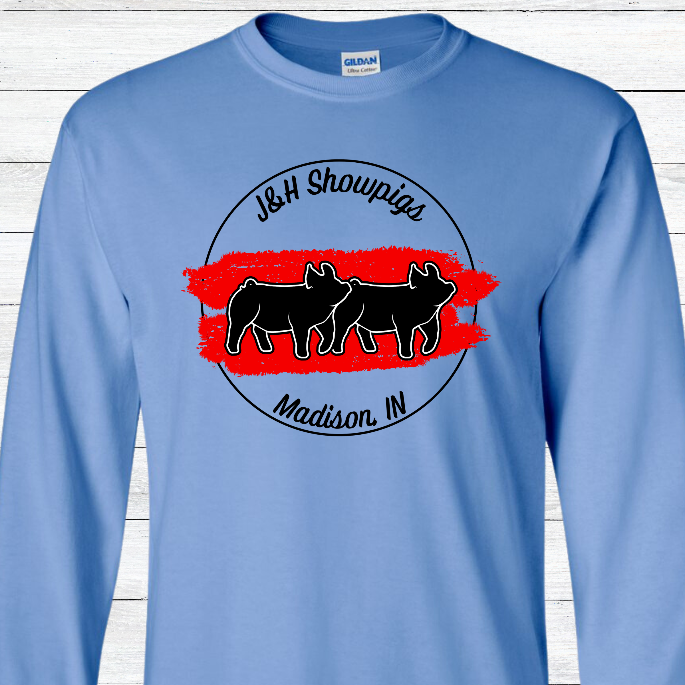 J&amp;H Showpigs.4 LONG SLEEVE