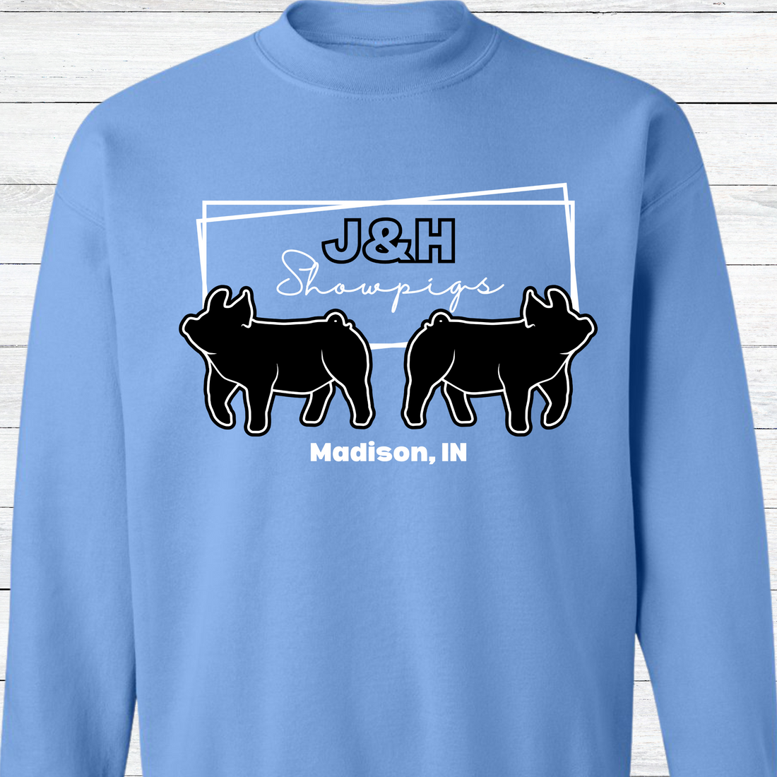 J&H Showpigs.2 CREWNECK