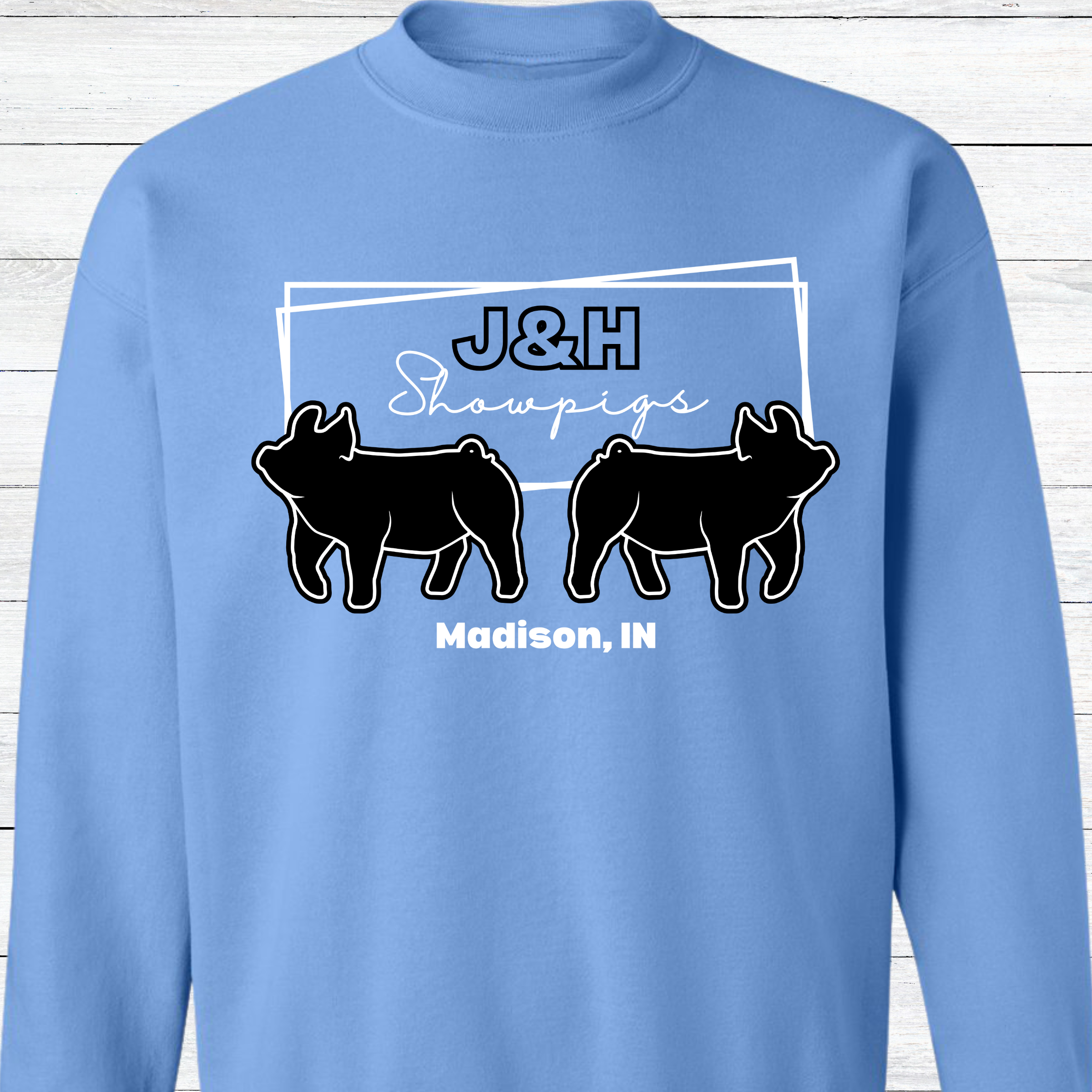 J&amp;H Showpigs.2 CREWNECK