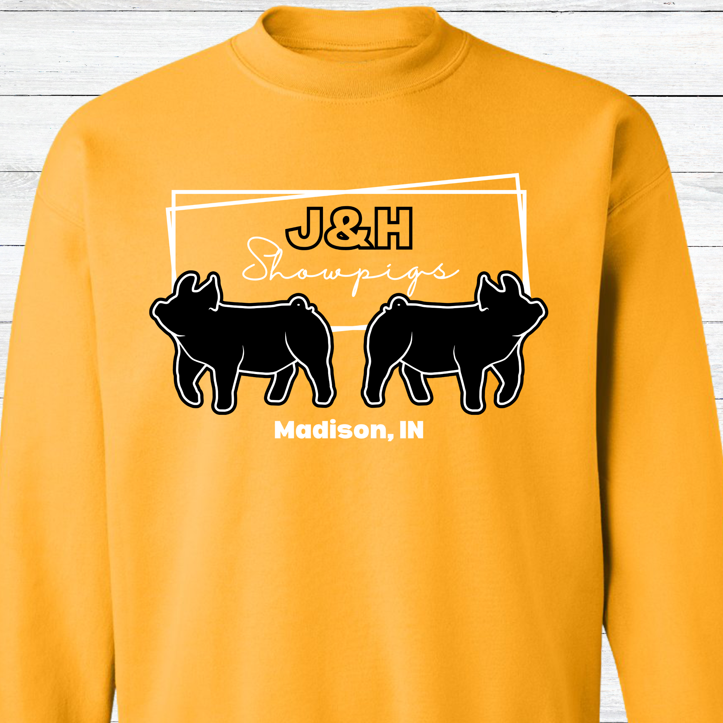 J&amp;H Showpigs.2 CREWNECK