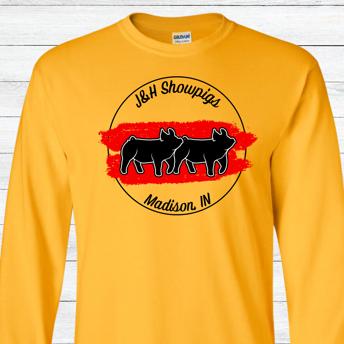 J&H Showpigs.4 LONG SLEEVE