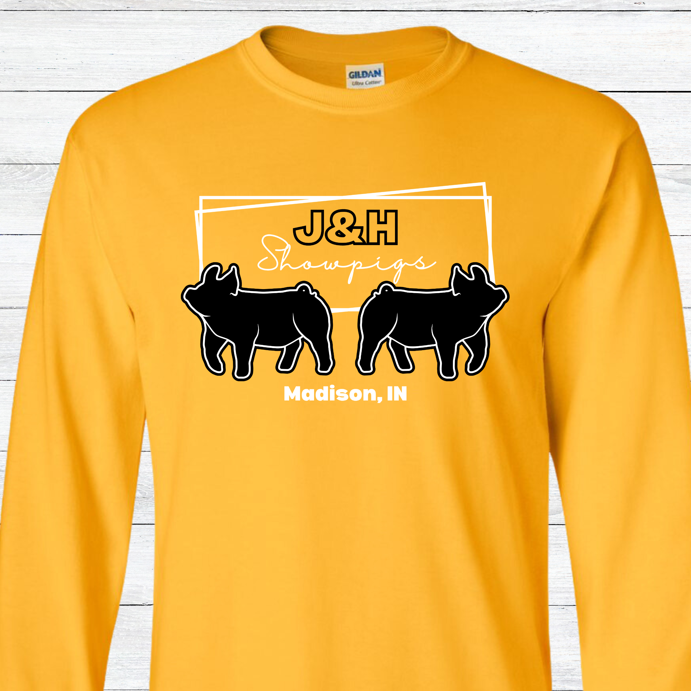 J&amp;H Showpigs.2 LONG SLEEVE