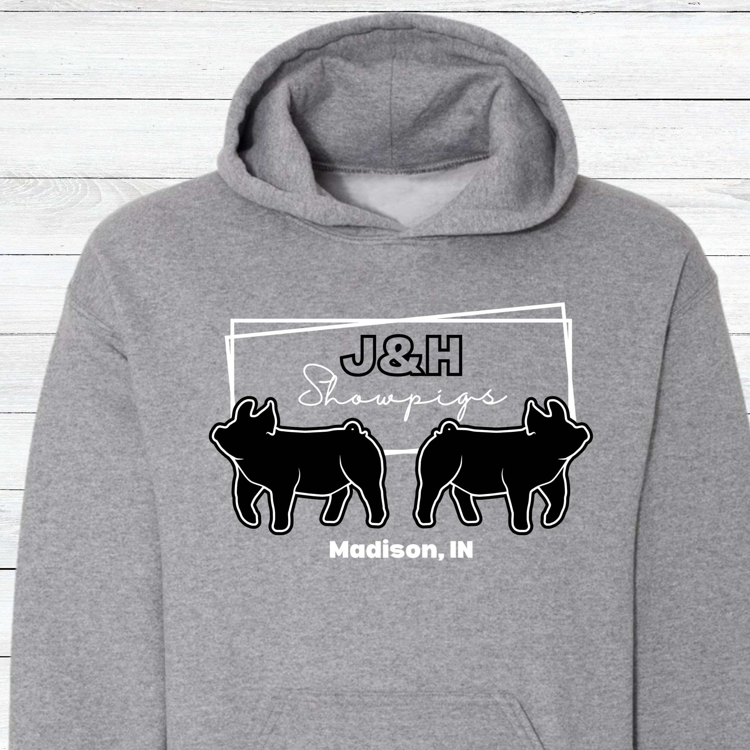 J&H Showpigs.2 HOODIE