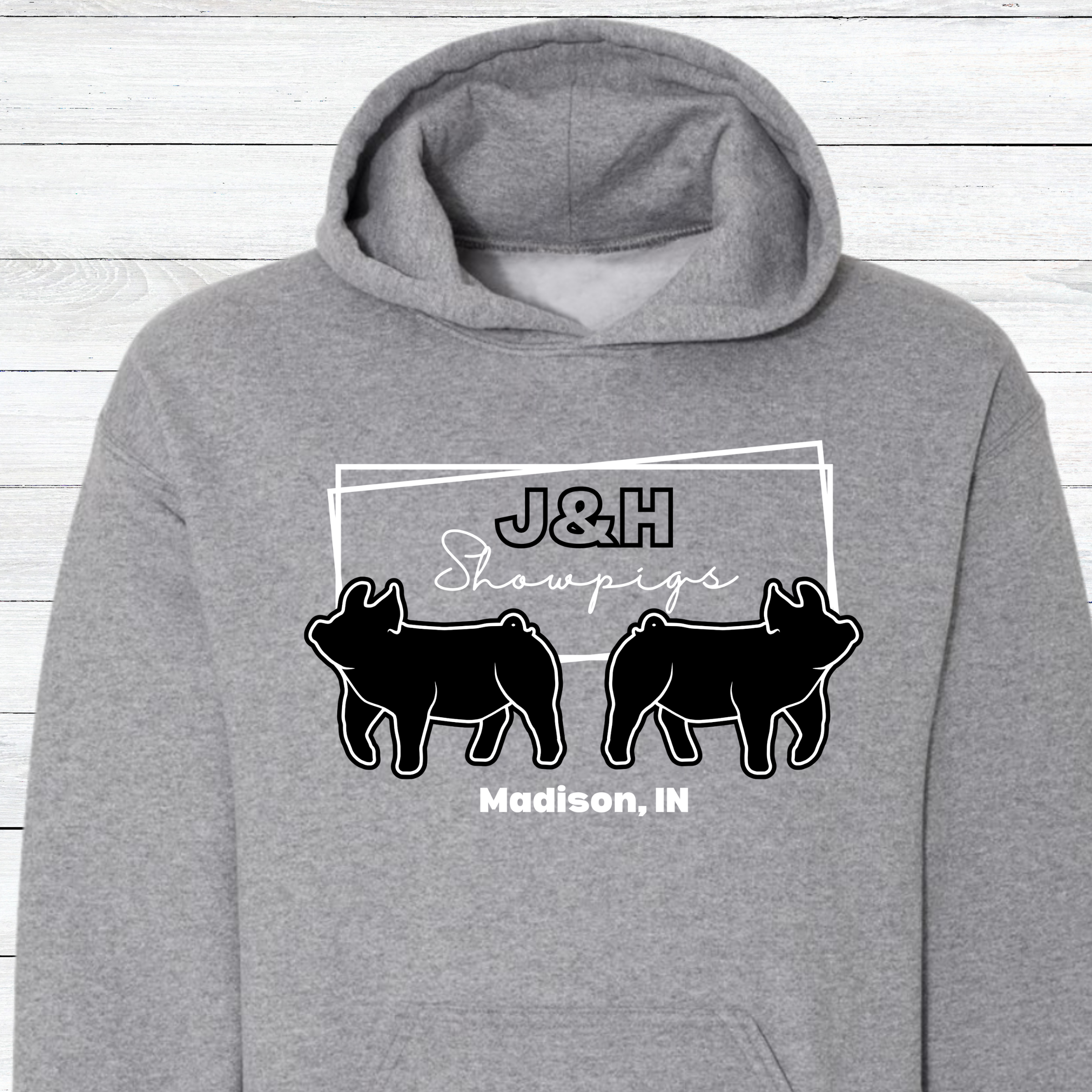 J&amp;H Showpigs.2 HOODIE