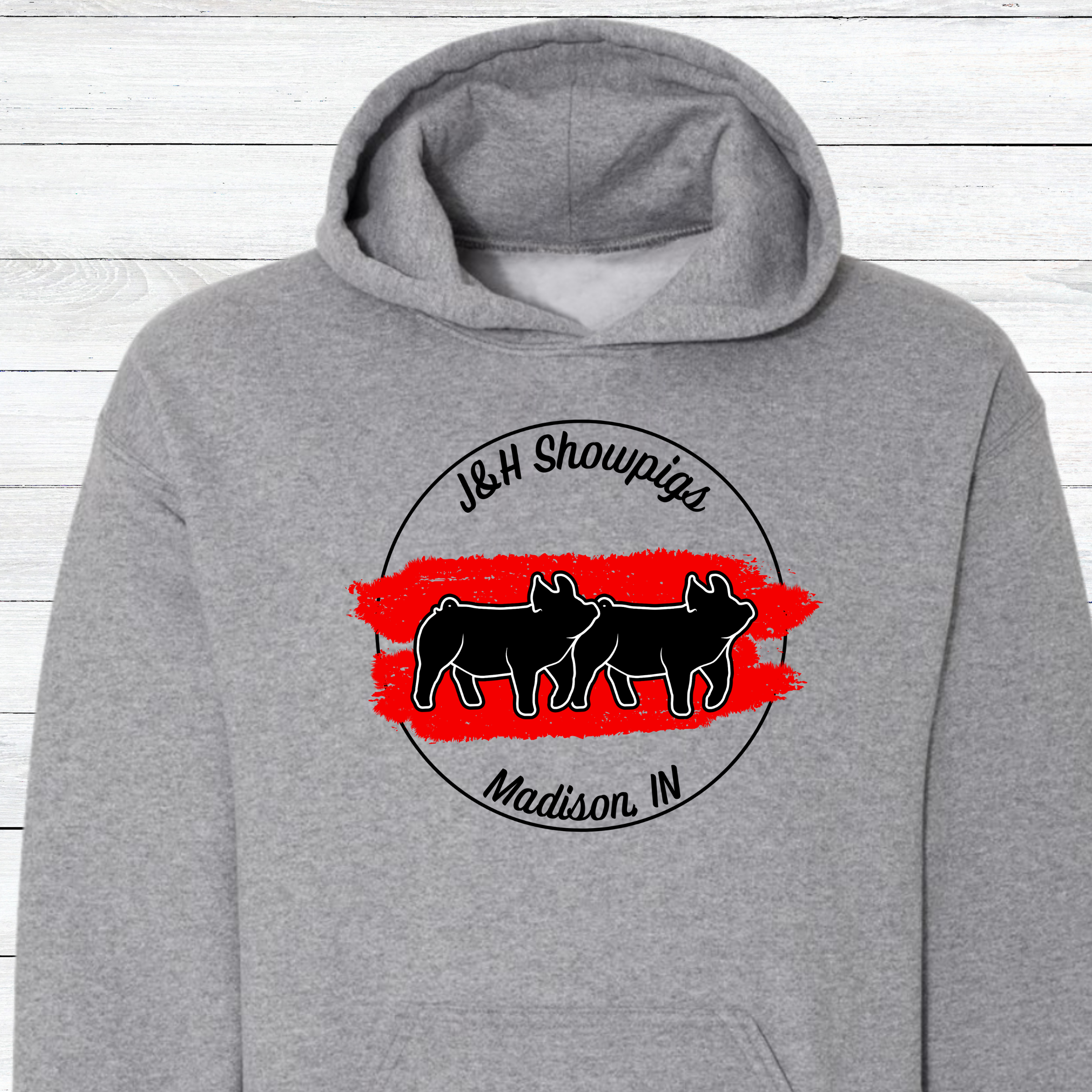 J&H Showpigs.4 HOODIE