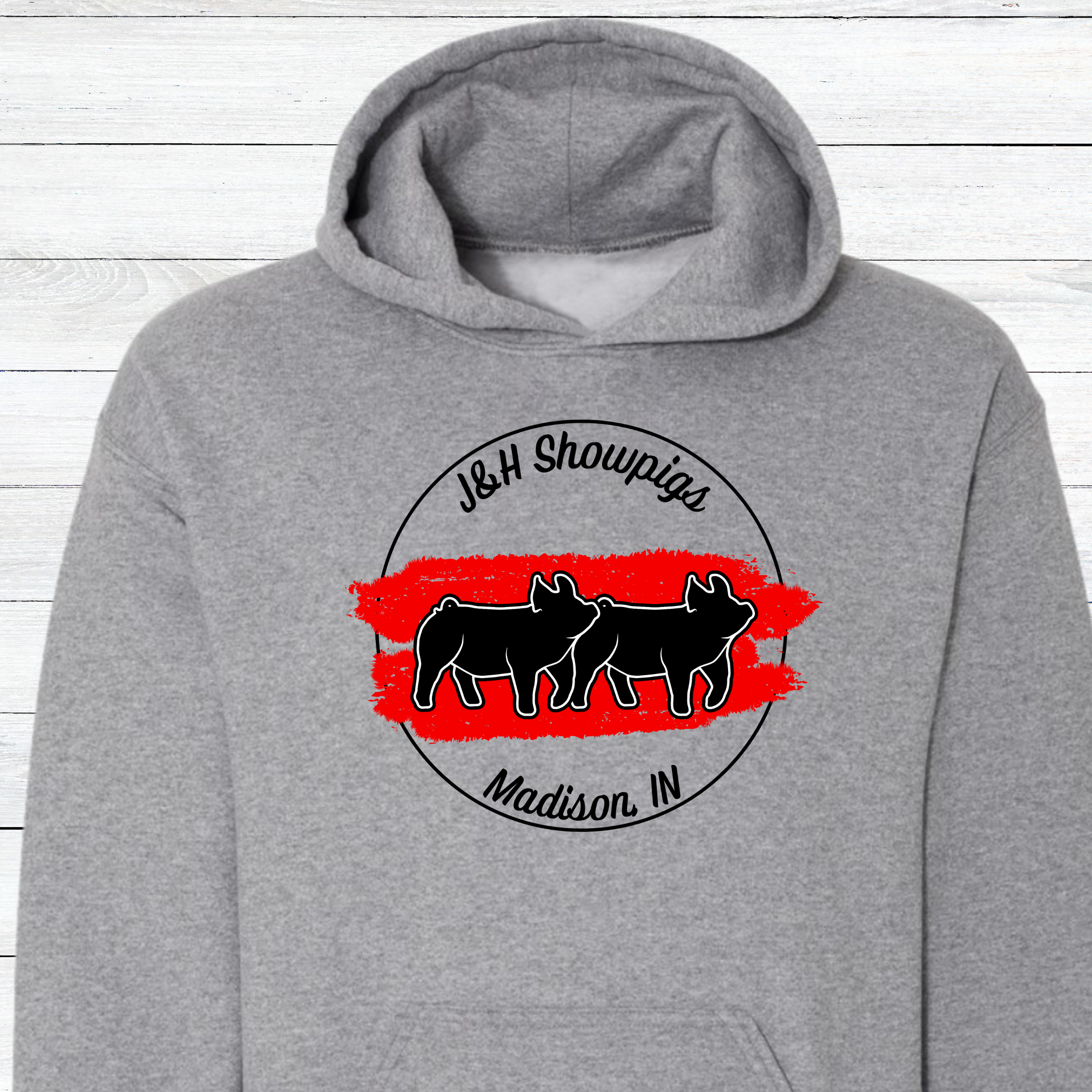 J&amp;H Showpigs.4 HOODIE