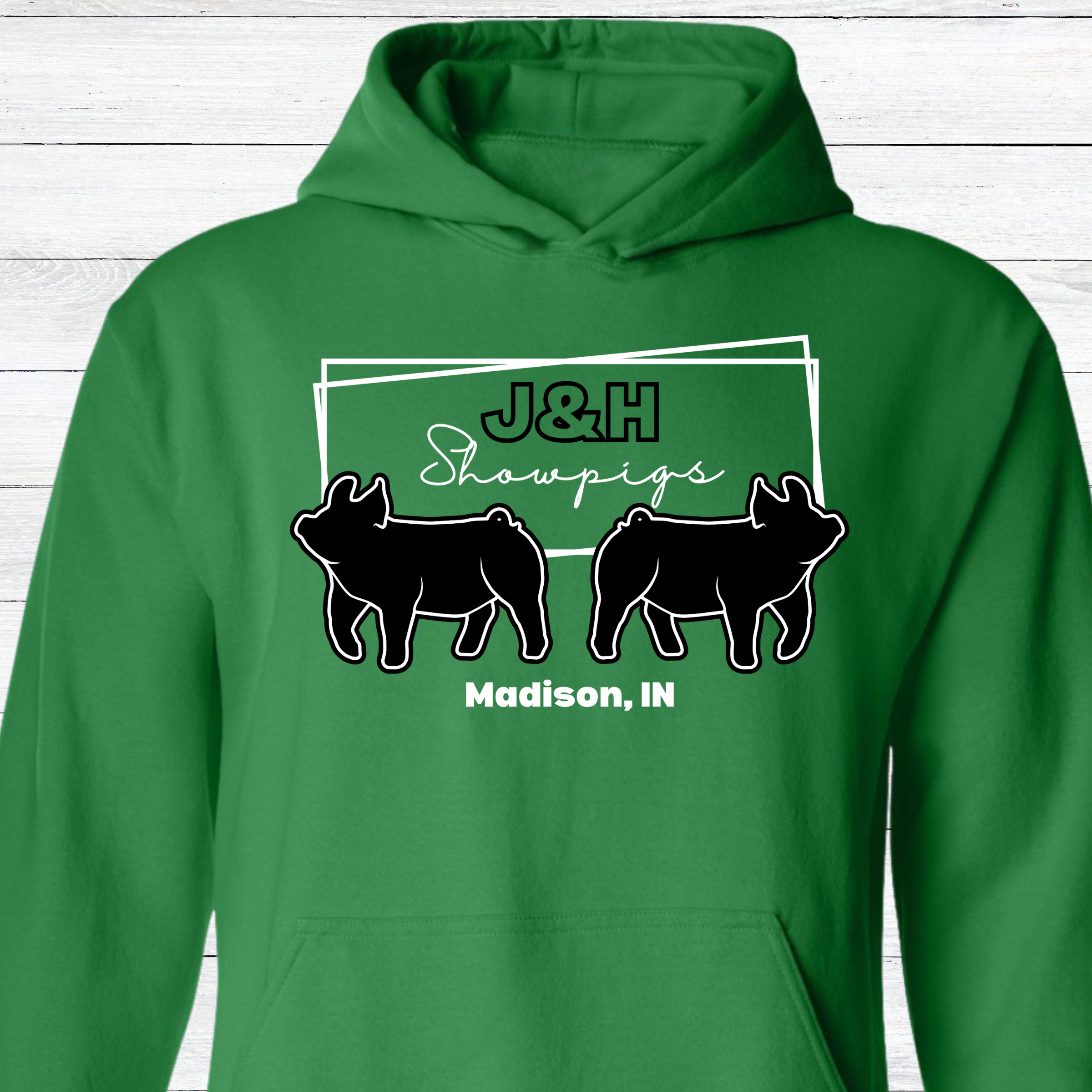J&H Showpigs.2 HOODIE