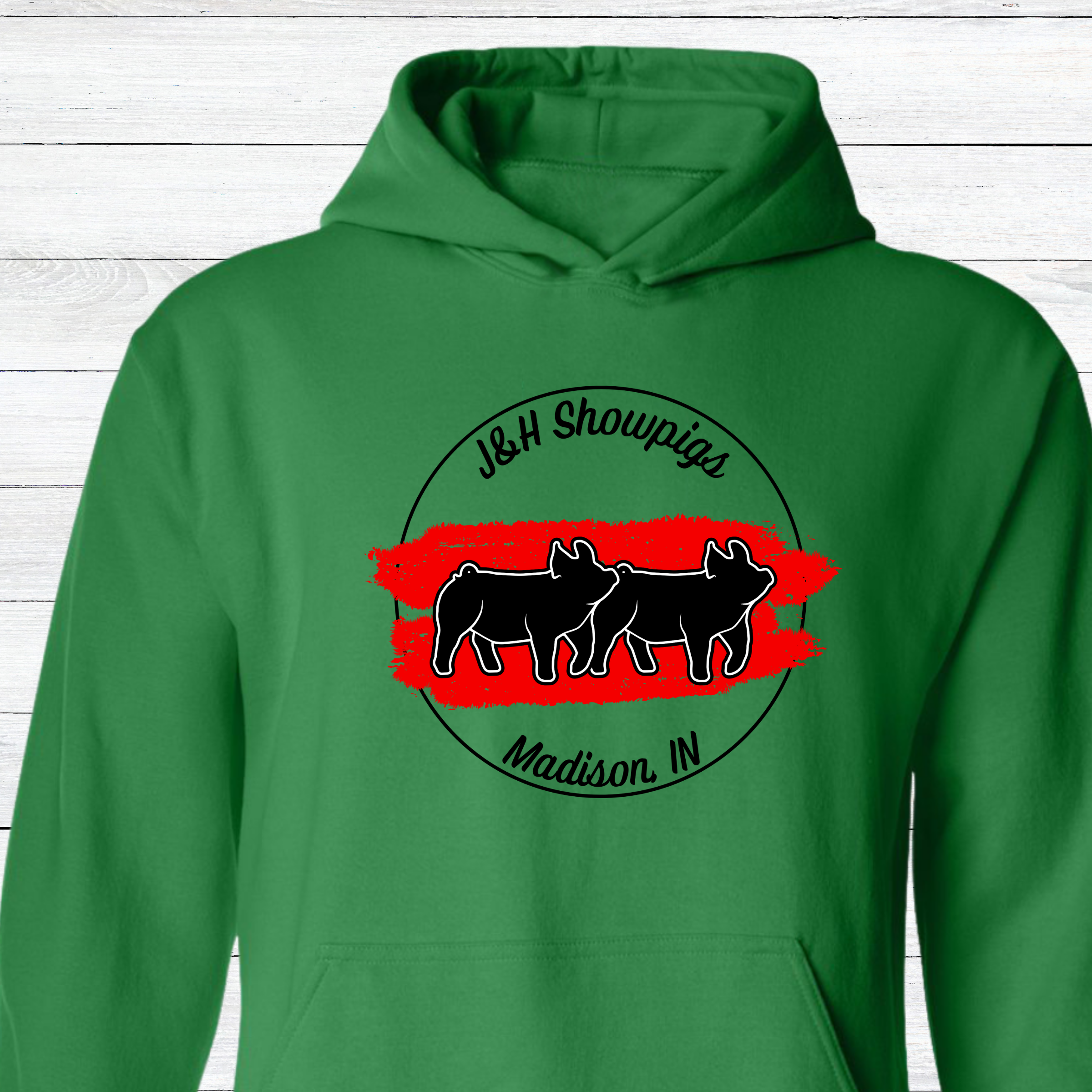J&H Showpigs.4 HOODIE