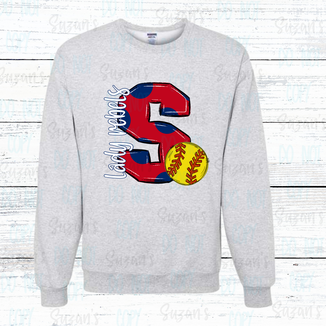 Lady Rebels Softball Polka Dot