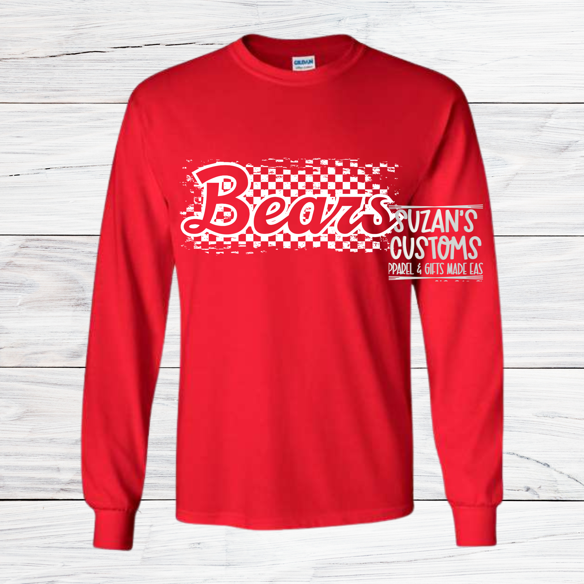 Madison Bears Checkered one color