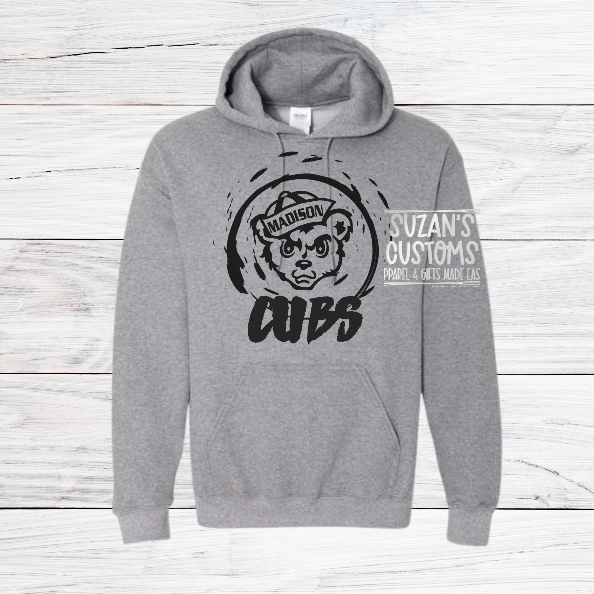 Madison Cubs Distressed Circle
