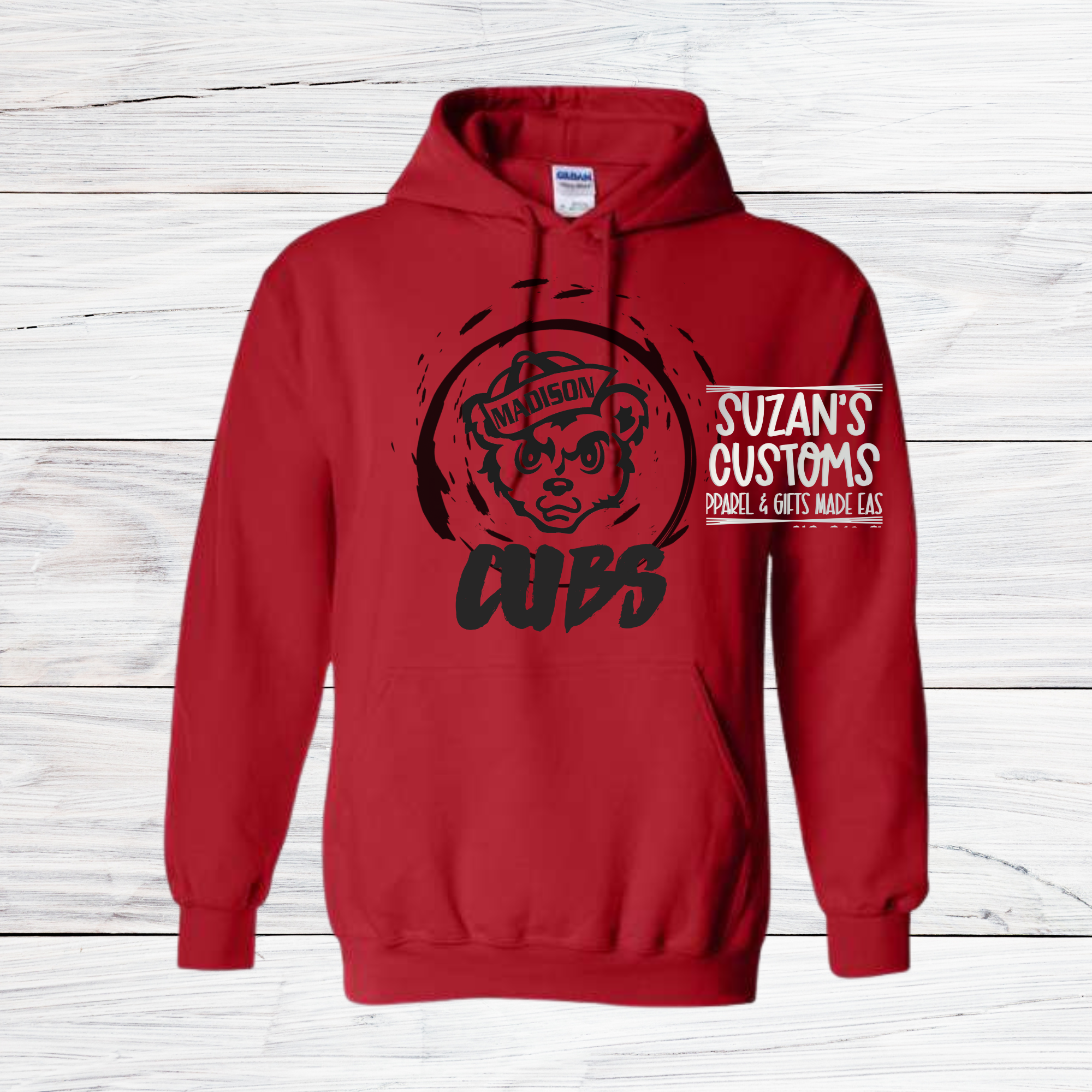 Madison Cubs Distressed Circle