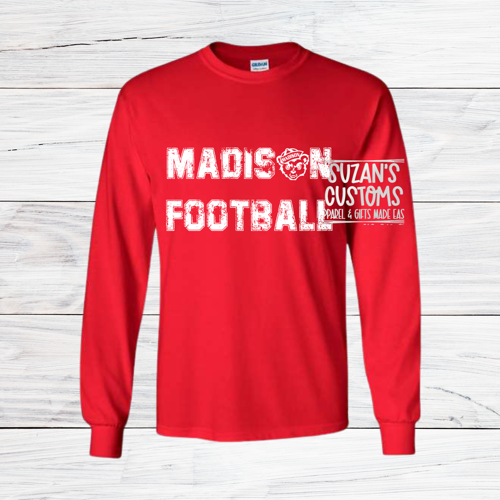 Madison Football Distressed