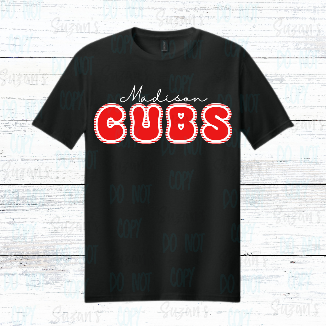 Madison Cubs Heart