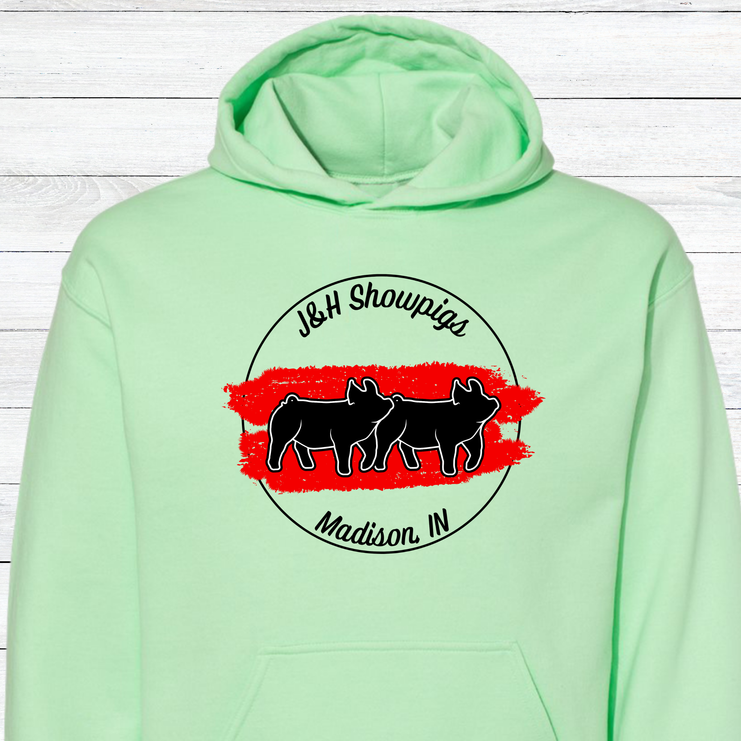 J&H Showpigs.4 HOODIE