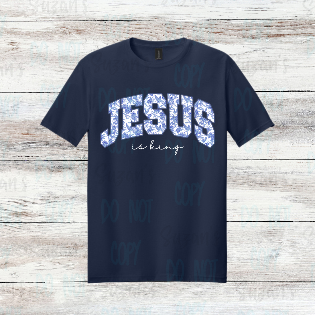 Jesus Is King (Floral)