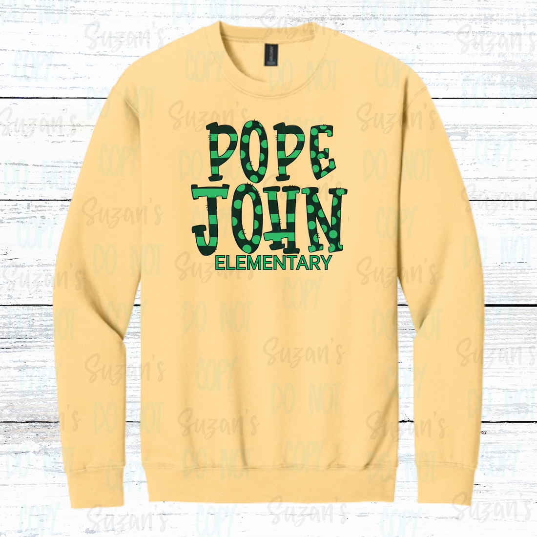 Pope John Green Doodle