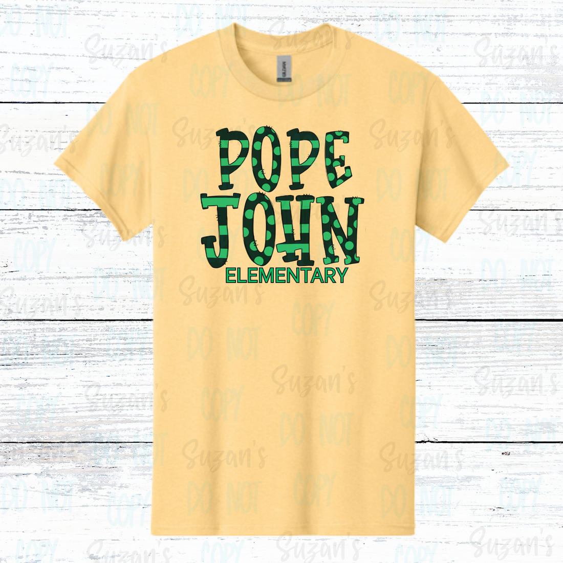 Pope John Green Doodle