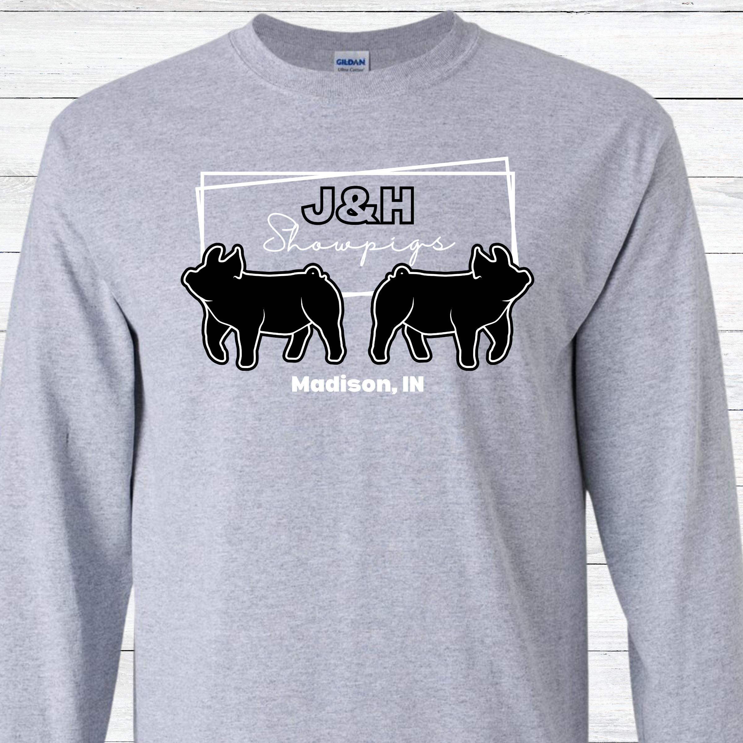 J&amp;H Showpigs.2 LONG SLEEVE