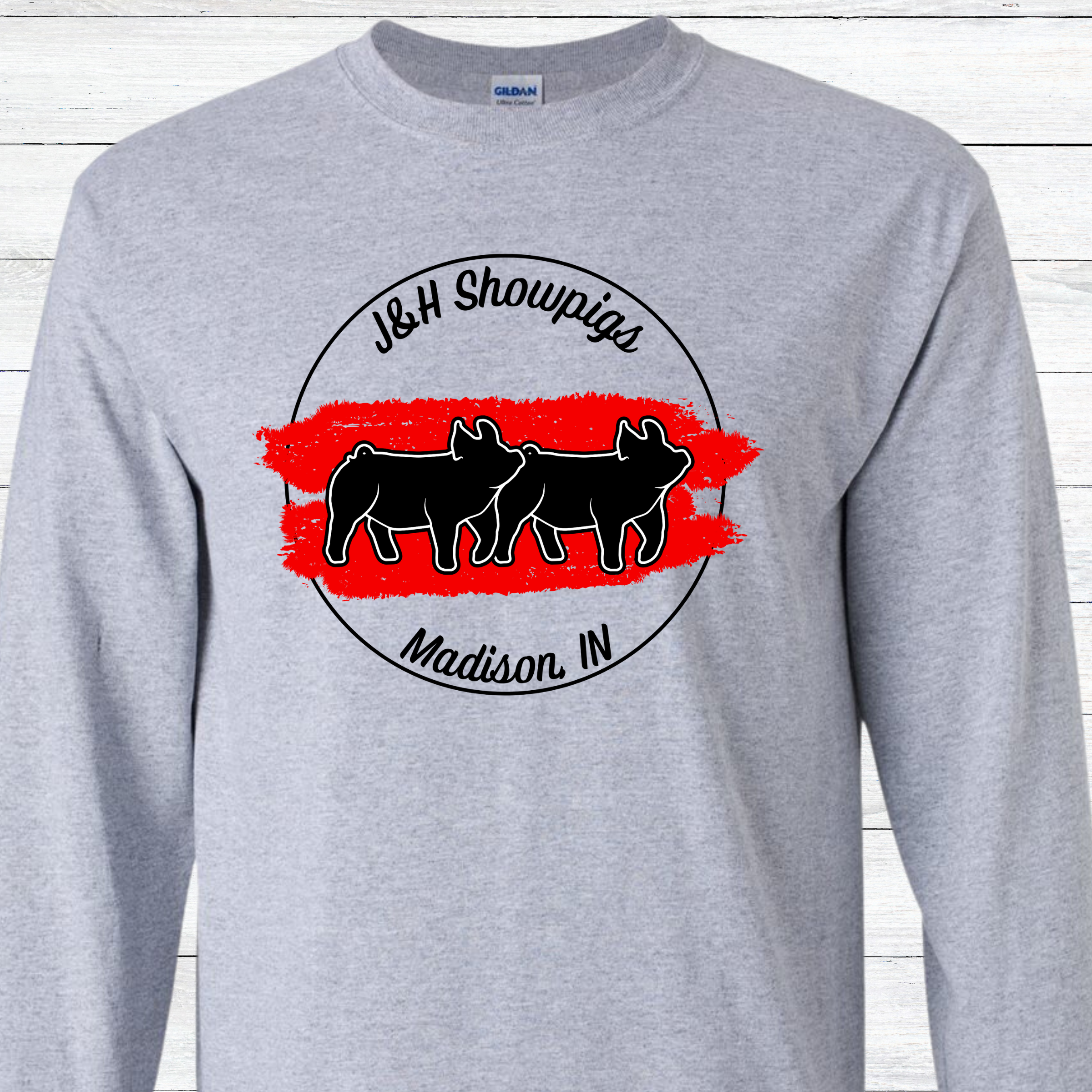 J&H Showpigs.4 LONG SLEEVE
