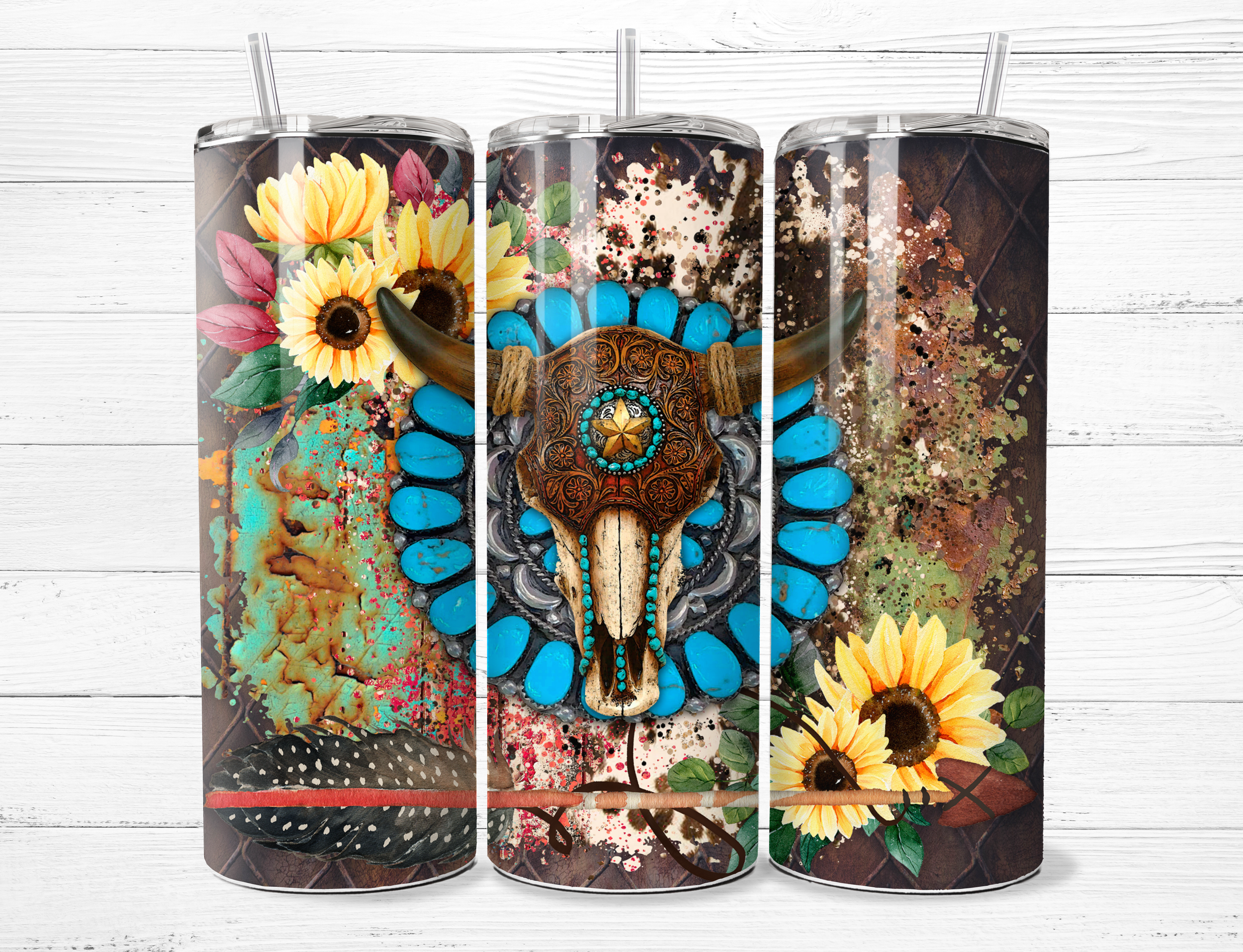 Western Longhorn Tumbler