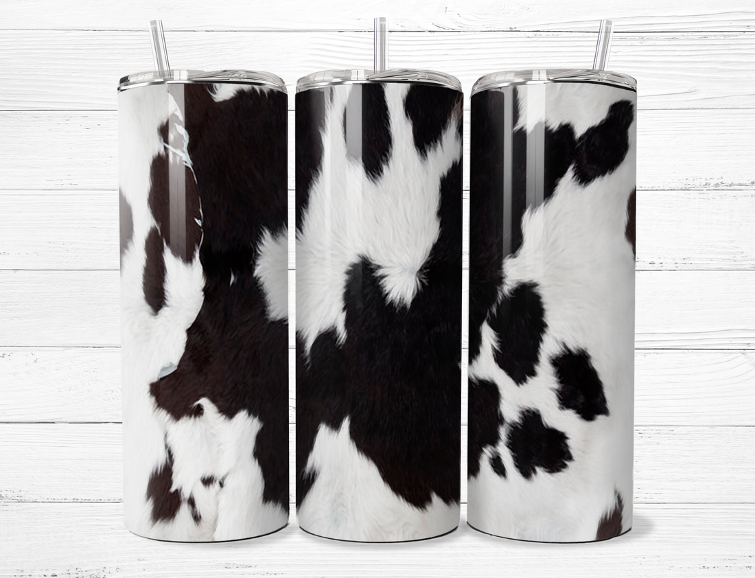 Cow Print Tumbler
