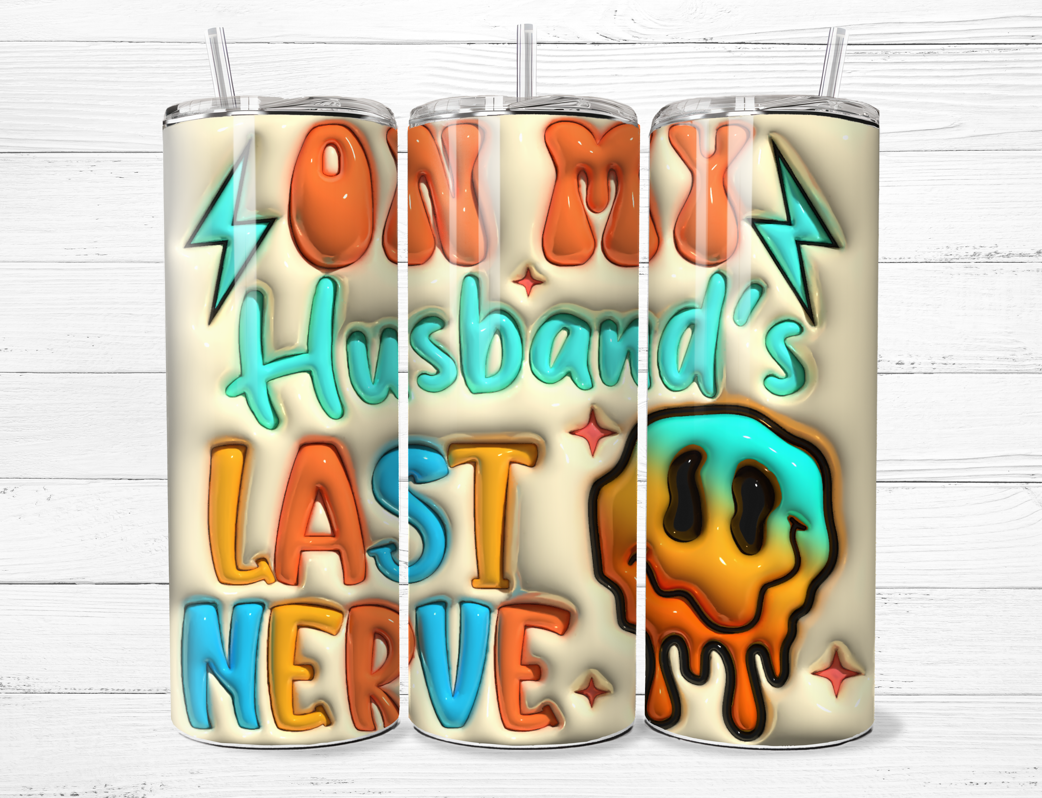 On my husbands last nerve Tumbler
