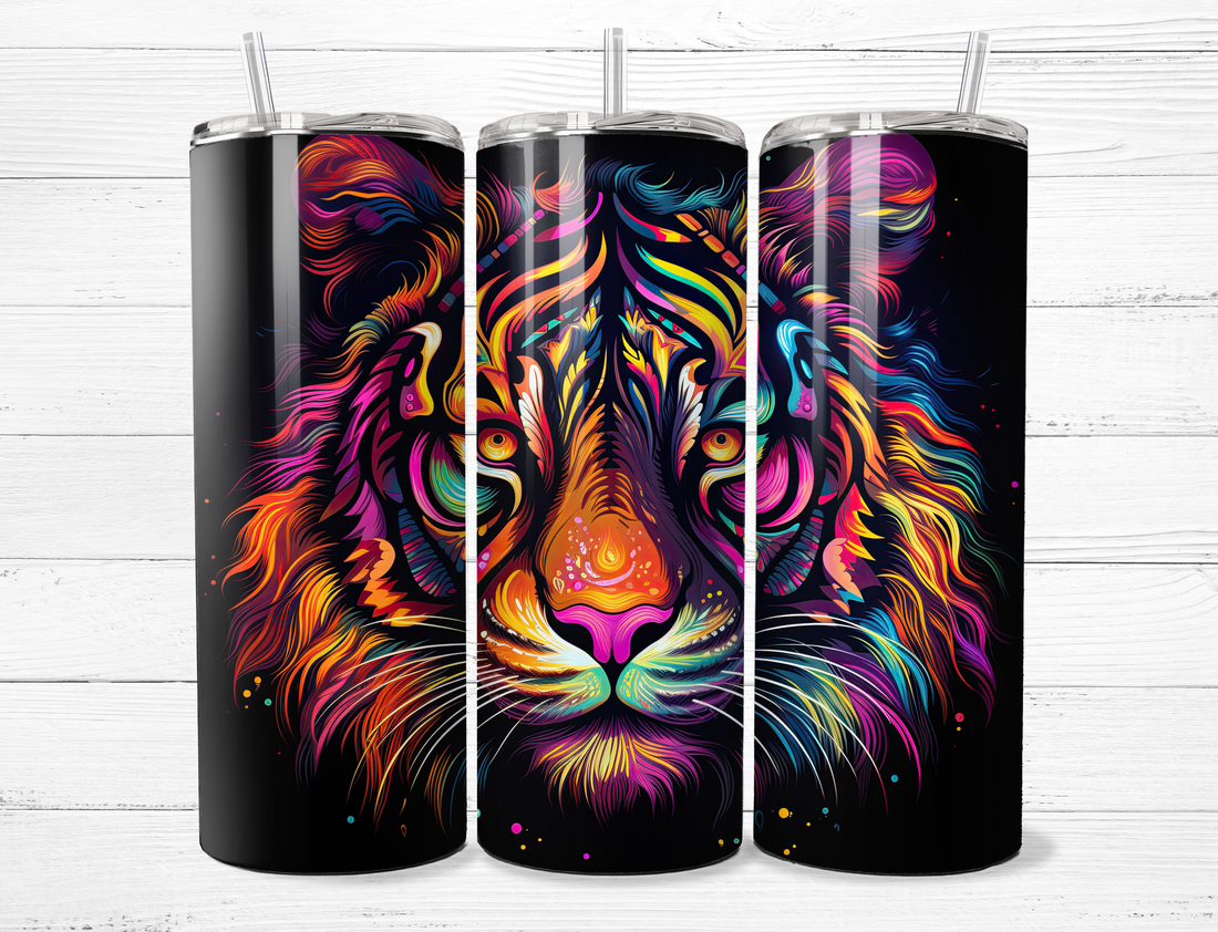 Neon Tiger Tumbler