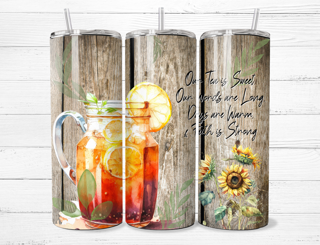Sweet Tea & Jesus Tumbler