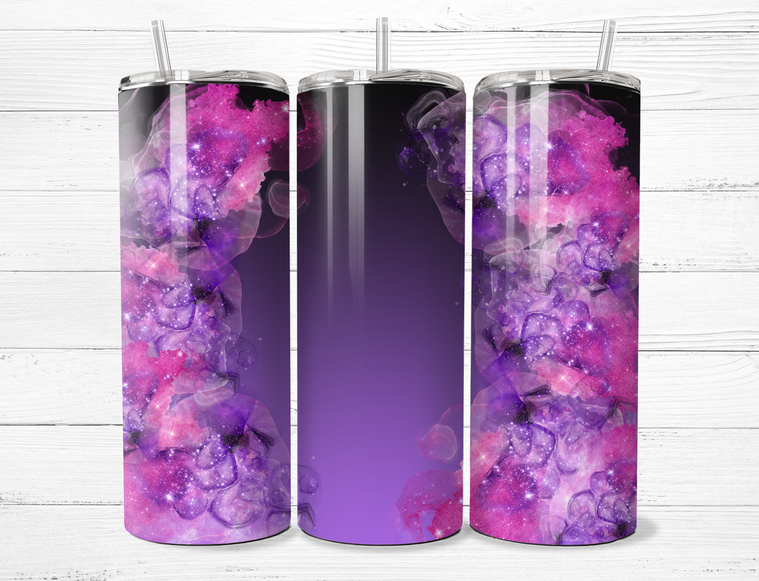 Purple & Pink Swirl Tumbler