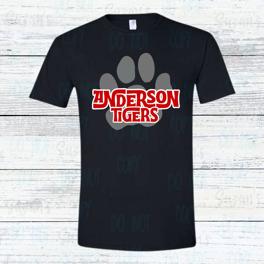 Anderson Tigers Large Paw