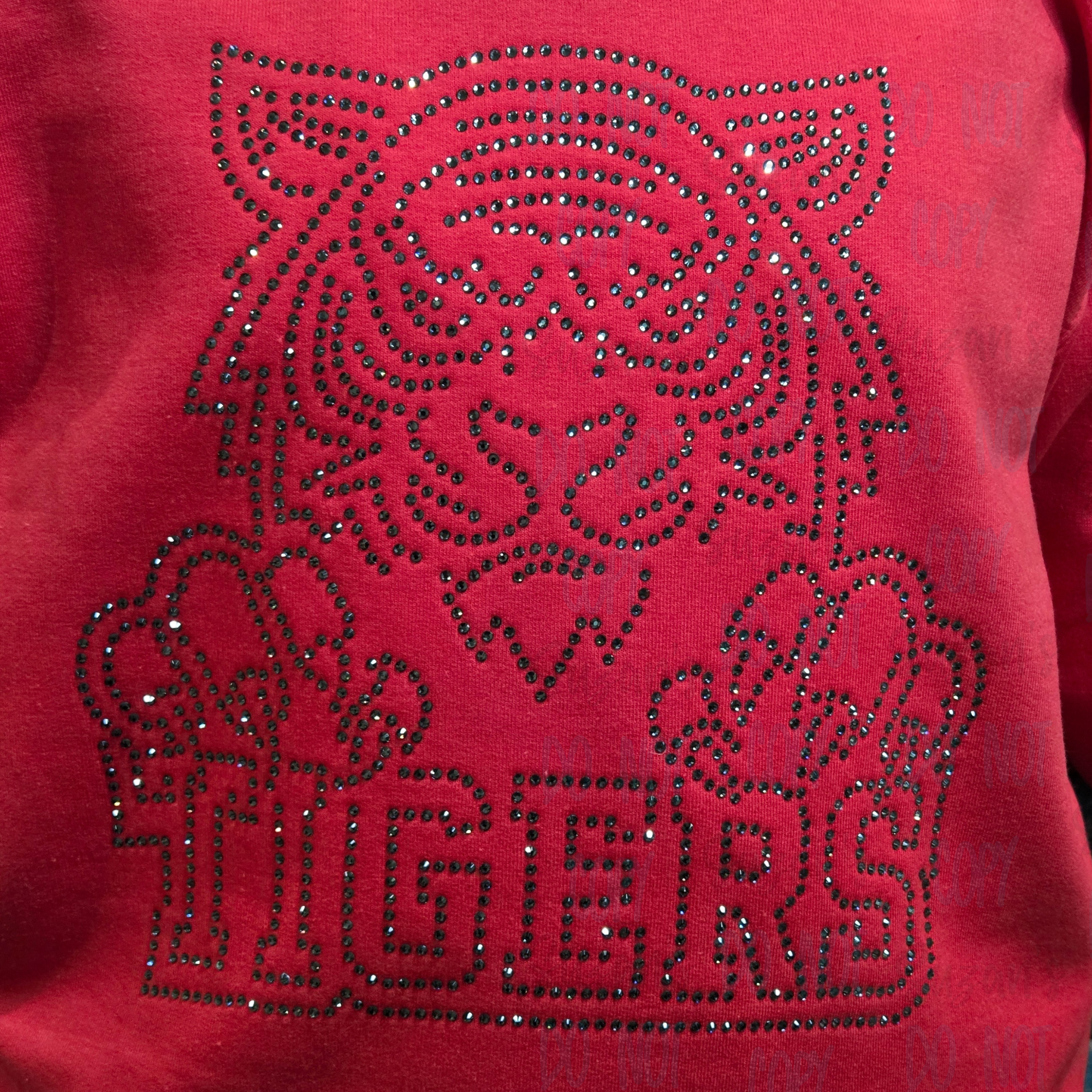 Tigers Head Rhinestone
