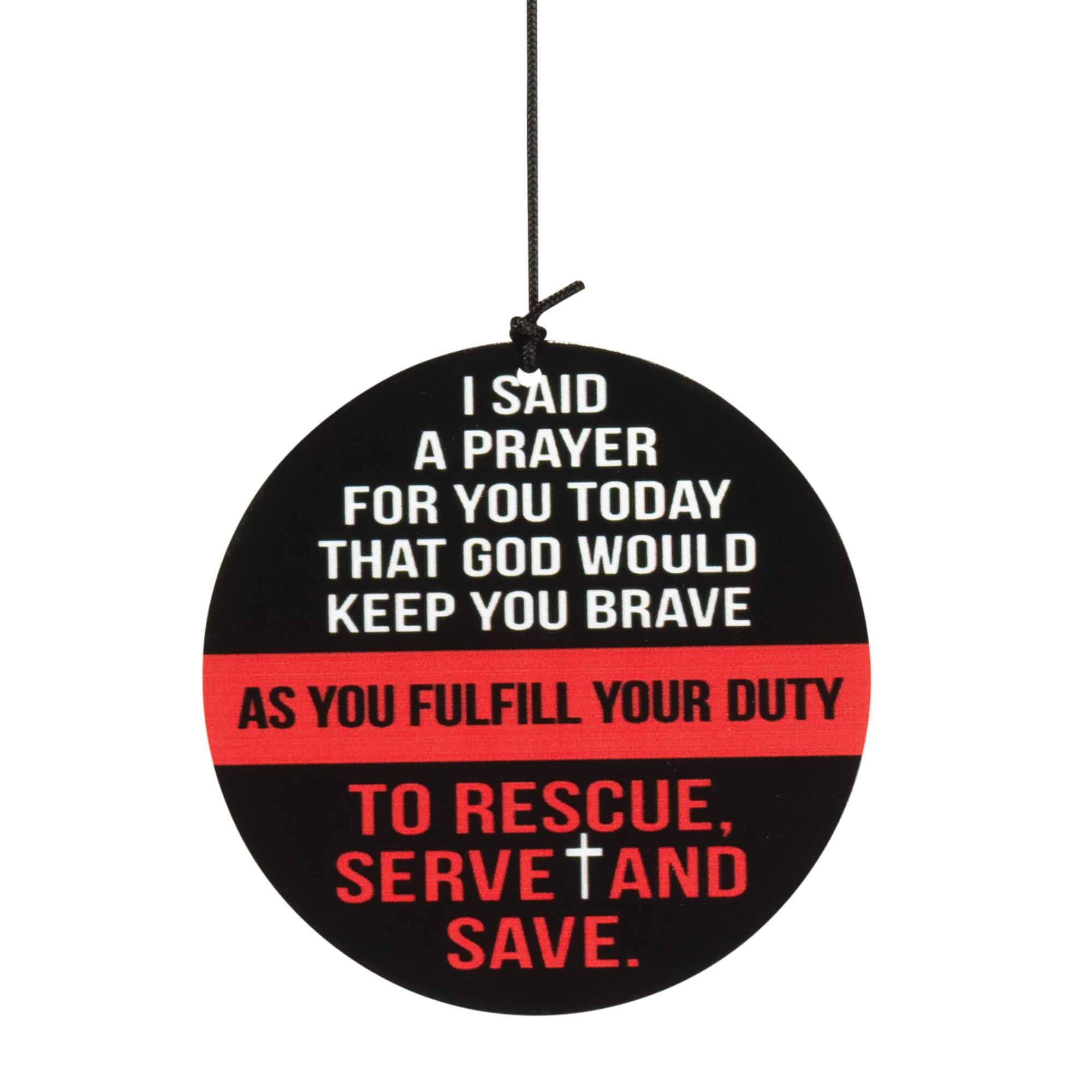 Windchime I Said A Prayer Red 35in