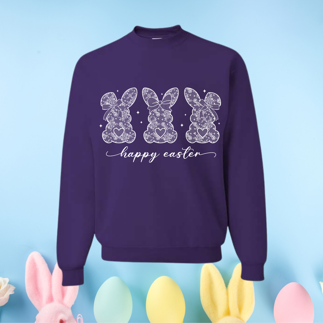 Lace Bunnies, Happy Easter